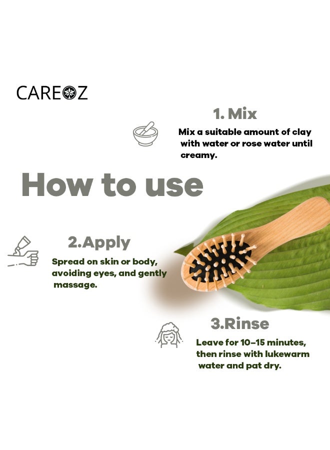 CAREOZ Dead Sea Mud Clay + French Green Clay Detox & Glow All-Over Mask Duo - Image 4